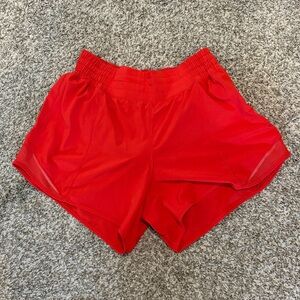 Lululemon Hotty Hot shorts in 4 inch inseam.